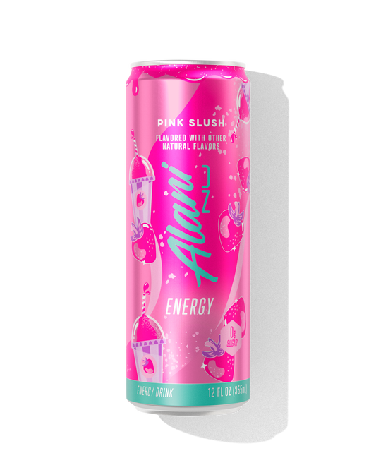 Pink Slush Strawberry Cream Energy Drink, 12-Pack