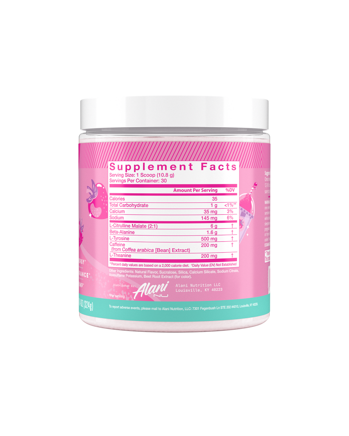 Pink Slush Pre-Workout Formula - 30 Servings