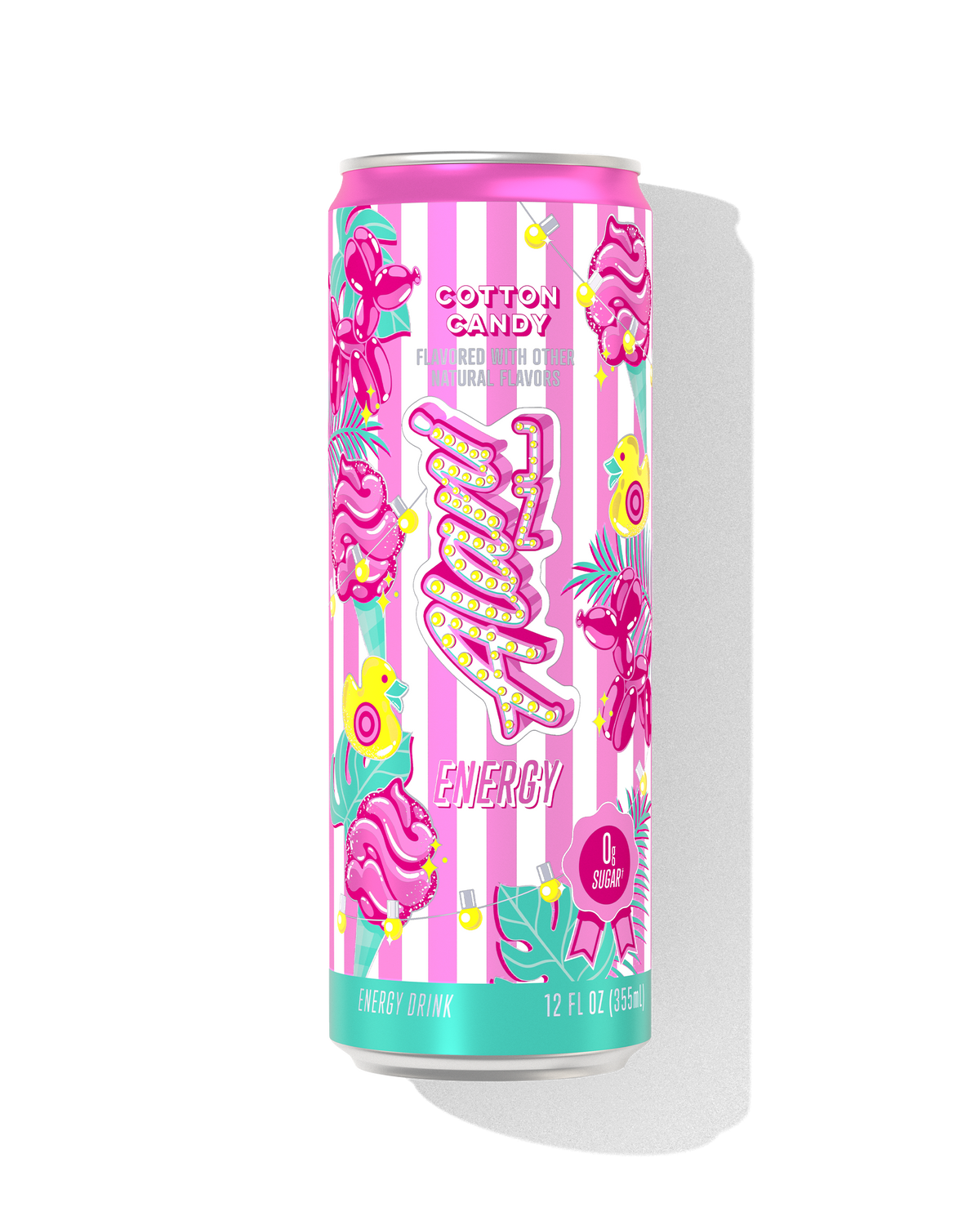 Cotton Candy Zero Sugar Energy Drink, 12-Pack