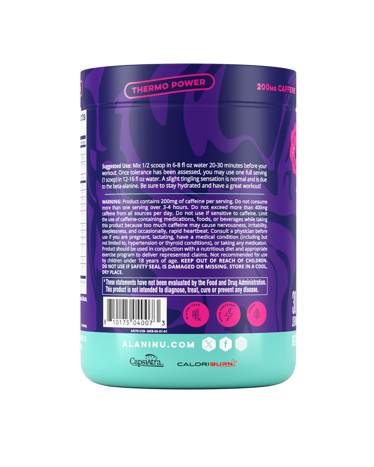Melonberry Blast Pre-Workout+ Burn - 30 Servings