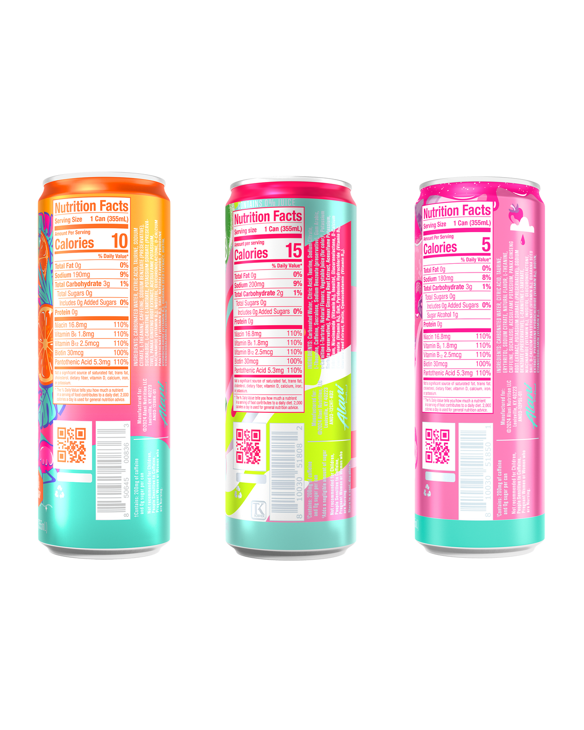 Sunkissed Energy Drink Variety Mix, 12-Pack