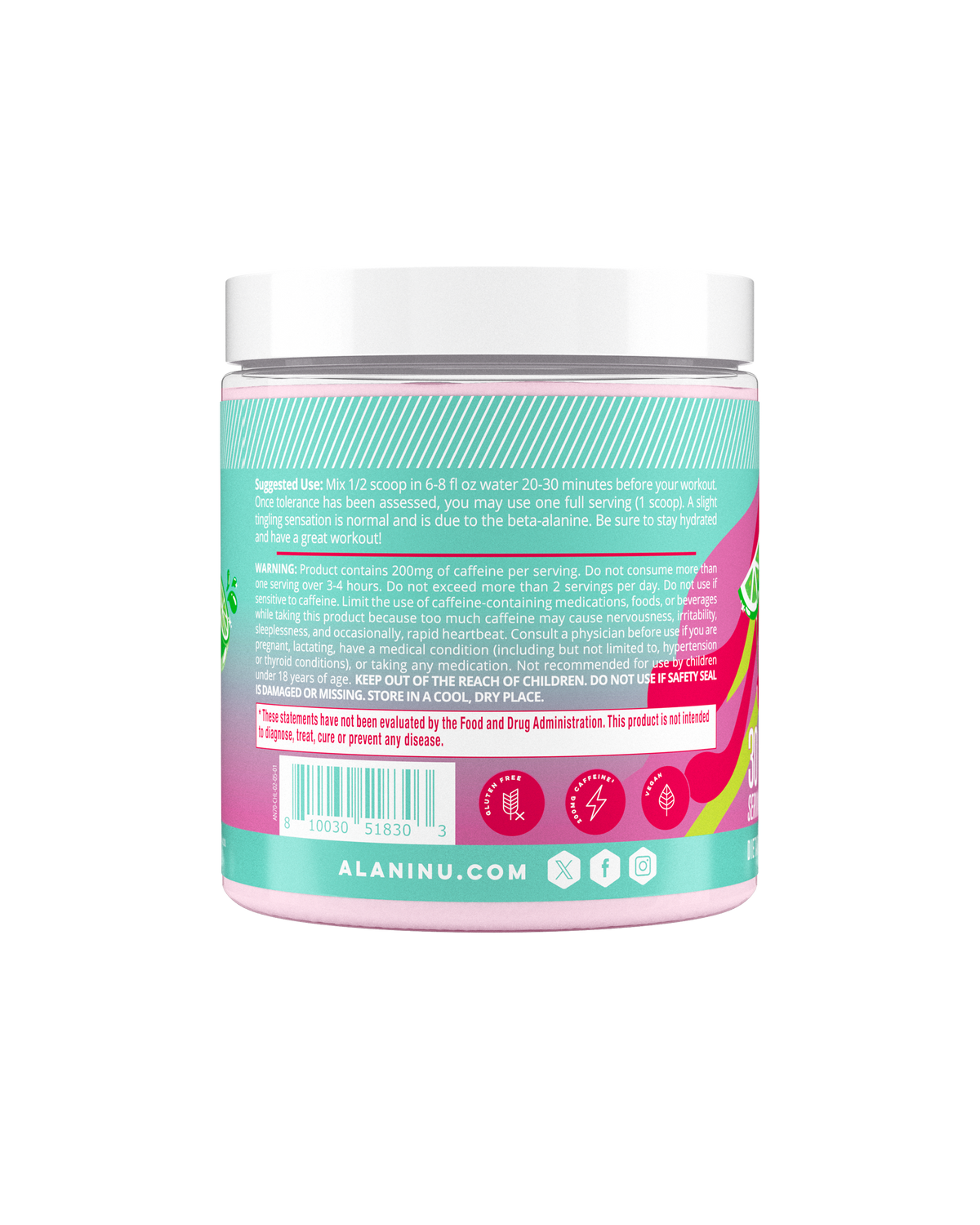Cherry Twist Pre-Workout Supplement - 30 Servings
