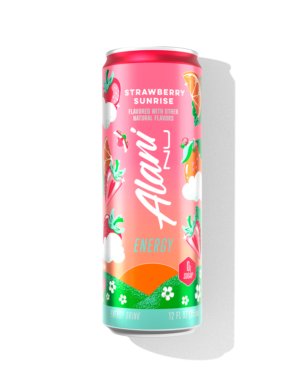 Strawberry Sunrise Berry-Orange Energy Drink - 12-Pack