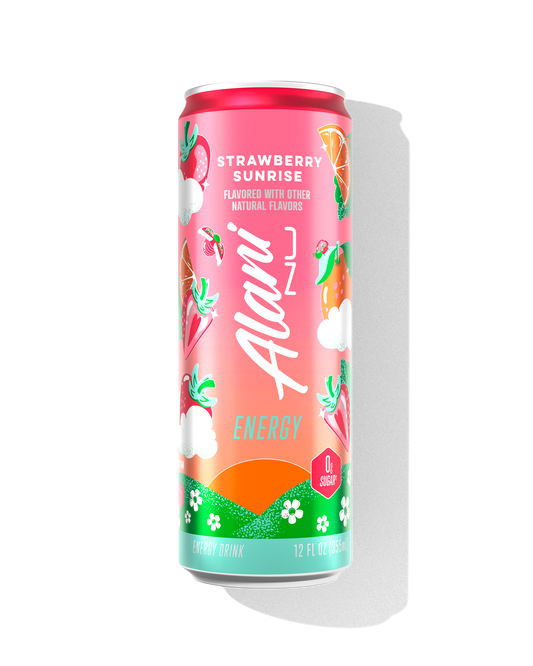 Strawberry Sunrise Berry-Orange Energy Drink - 12-Pack