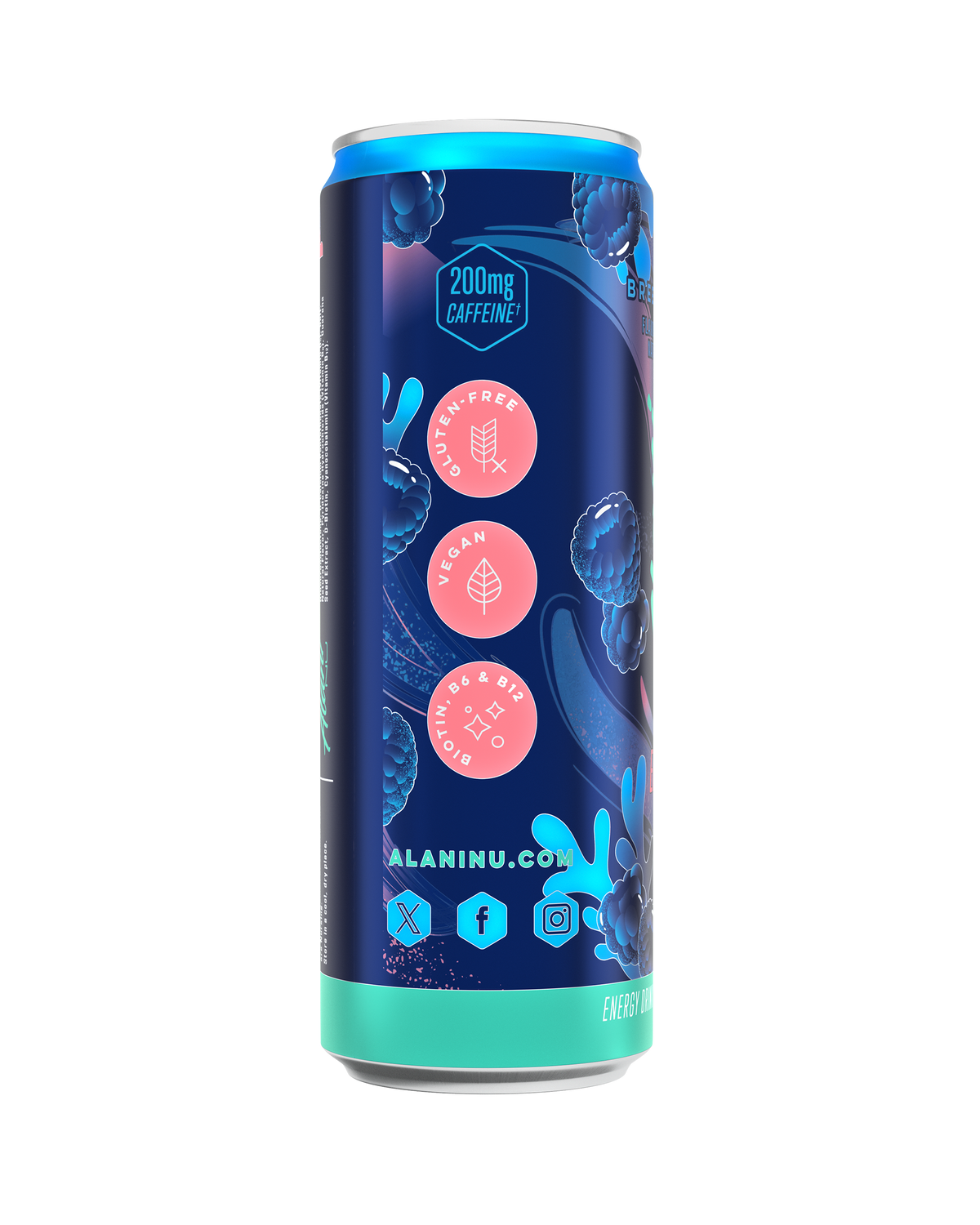Breezeberry Energy Drink, 12-Pack